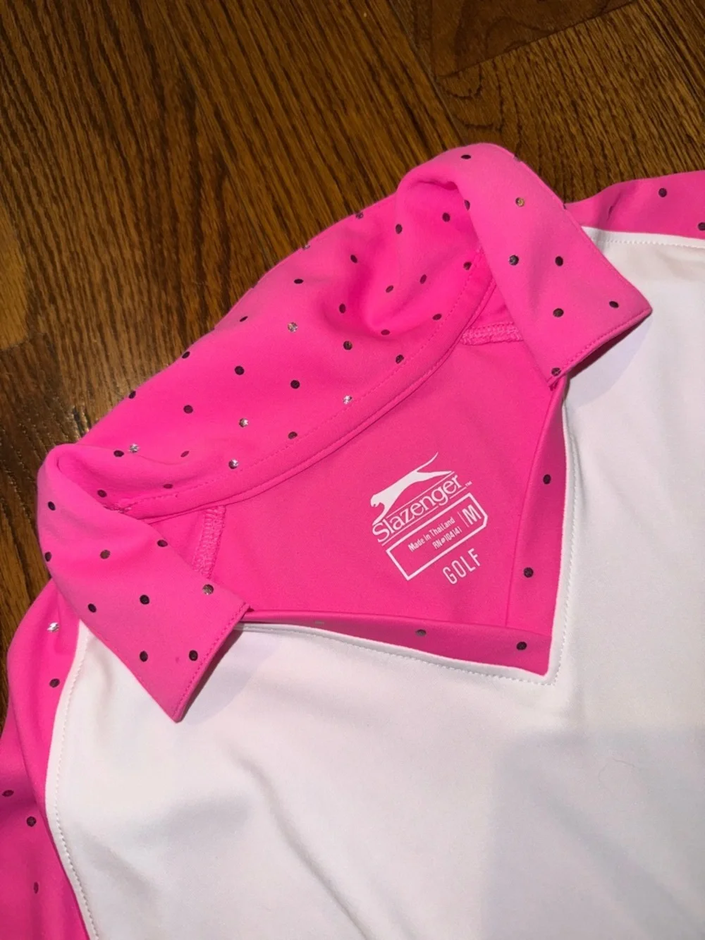 Slazenger girls golf or tennis outfits size medium NWOT PINK, aqua & white & hat